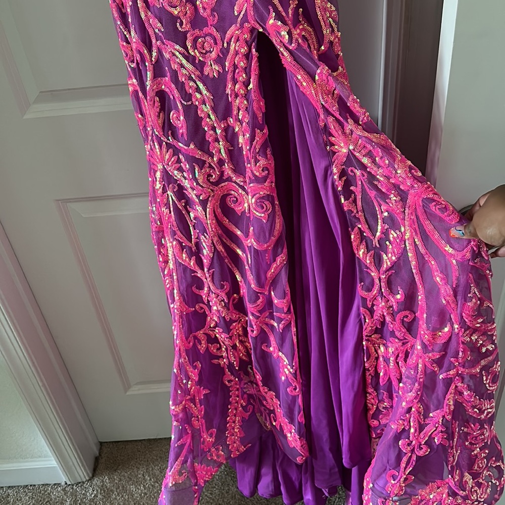 Sequin Gown. View 4